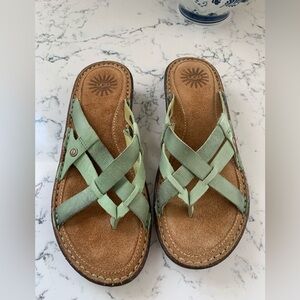 UGG leather woman’s Sandals size 7  NWOT